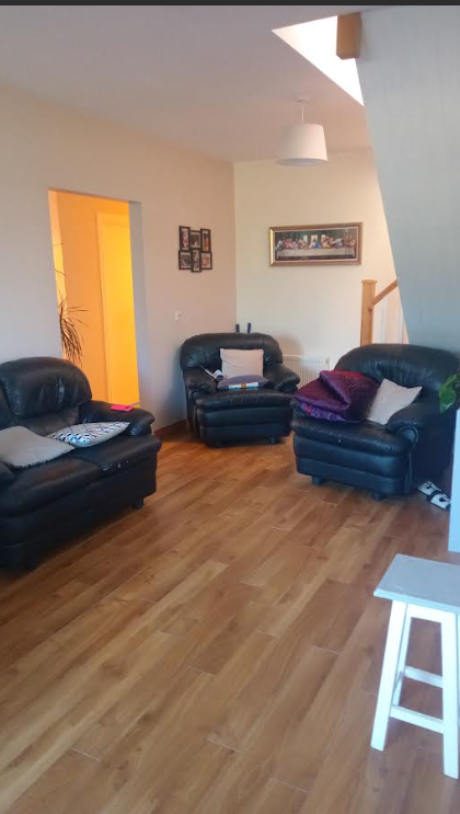 A real client's living room, before Roomprint